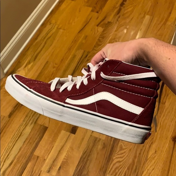 Vans SK8-HI Burgundy/True White - Picture 5 of 7